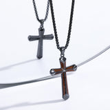 14K Gold Plated Cross Pendant Necklace Protection Jewelry Religious Gift