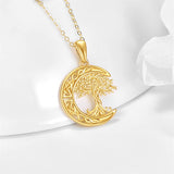 14k Gold Tree of Life Necklace Tree of Life Jewelry Gifts for Women Girls