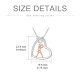 Sterling SIlver Runner Volleyball Tennis Basketball Soccer Inspirational Pendant  Necklace for Women