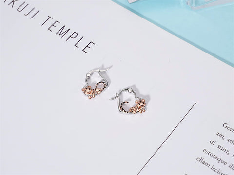 Sterling Silver Tiger Red Panda Elephant  Red Cardinal Dangle Earrings