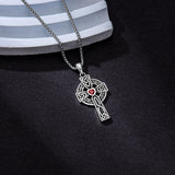 Sterling Silver Cross Pendant Necklace Christian Religious Jewelry Gifts for Anniversary