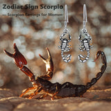 Sterling Silver Scortpion Drop Earrings