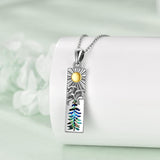 Mountain Necklace for Women  Silver Nature Necklace Jewelry Gift for Skiers, Hikers, Campers, Climbers and Nature Lovers