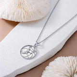 Hockey Basketball Baseball Soccer Football Necklace S925 Silver Sports Pendant Necklace Sports Jewelry Gifts for Men Women