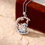 Sterling Silver Highland Cow Pendant Necklace Gift for Christmas