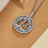 Sterling Silver Tree of Life Necklace Mother Daughter Mother Son Pendant Necklace Gift for Mother's Day Christmas