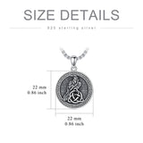 Sterling Silver PhoenixRaven Panda Hummingbird Sea Turtle Pendant Necklace Mother's Day Christmas Gifts