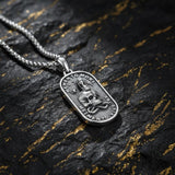 Sterling Silver Memento Mori Tree of Life Anubis Pendant Viking Amulet   Protection Pendant Necklace Halloween Gift