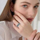 Sterling Silver Turquoise  Dragonfly Hummingbird Turtle Butterfly Mountain Celtic Knot Lotus Ring  Gifts for Women