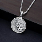 Sterling Silver Baseball Basketball Softball Soccer Pendant Necklace Engraved with Never Give up I Can Do All Things