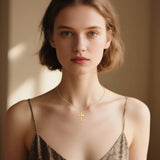 14K Gold Plated Cross Necklaces for Women Faith Jewelry for  Anniversary Christmas Birthday Mother's Day