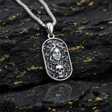 Sterling Silver Memento Mori Tree of Life Anubis Pendant Viking Amulet   Protection Pendant Necklace Egyptian Jewelry