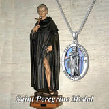 Sterling Silver St Michael St Benedict St Anthony St Jude Medal Pendant Necklace