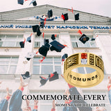 Sterling Sliver Personalied Engraved Birthstone Graduation High School Rings