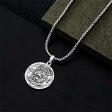 Sterling Silver St Michael St Benedict St Anthony St Jude Medal Pendant Necklace