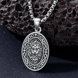 Sterling Silver Dragon Eagle Lion Tiger Wolf Pendant Necklace