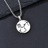 Sterling Silver Constellation Celestial Pendant Necklace Astrology Jewelry Birthday Gifts Christmas