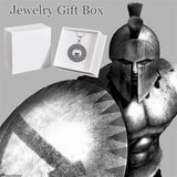 Sterling Silver  Spartan Helmet Amulet  Pendant Necklace