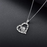 Sterling Silver Heart 12 Constellations Pendant Necklace