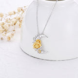 Sterling Silver Heart Bee Dragonfly Butterfly Hummingbird Sunflower Animal Pendant Necklace  Gifts for Christmas