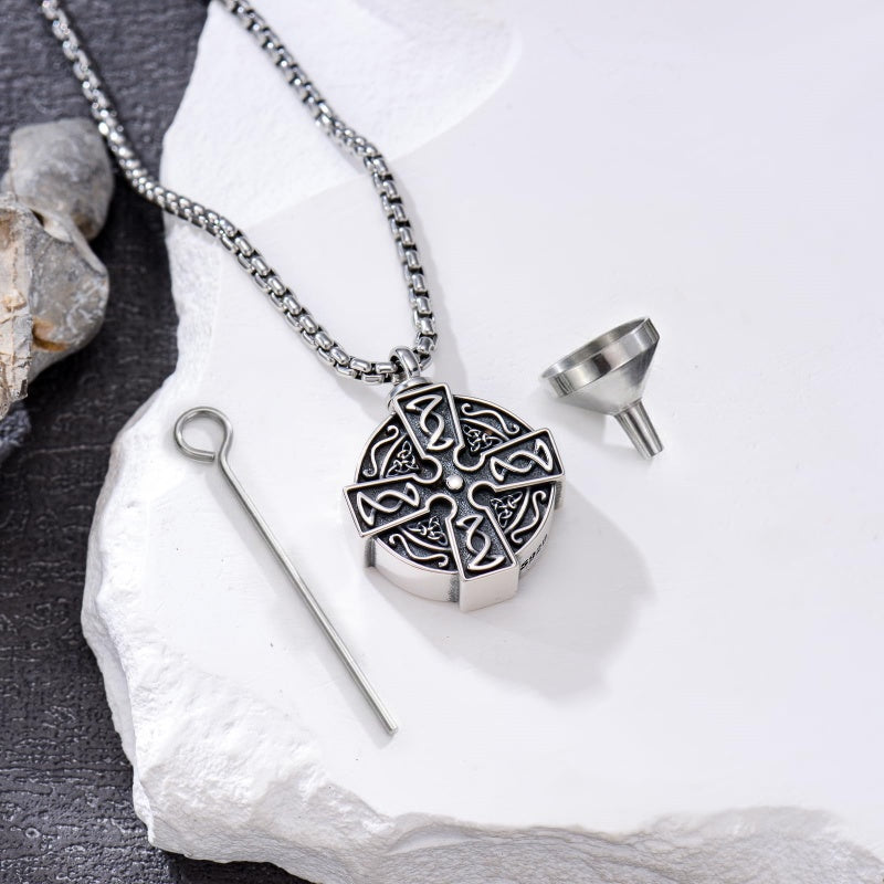 Sterling Silver Cross Hummingbird Cardinal  Rose Sunflower Urn  Necklace for Ashes Cremation Jewelry