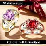 Sterling Silver Personalized Graduation Ring for Class of 2026