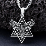 Sterling Silver Dragon Eagle Lion Tiger Wolf Pendant Necklace