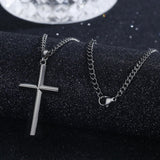 14K Gold Plated Cross Pendant Necklace Protection Jewelry Religious Gift