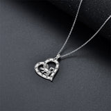 Sterling Silver Heart 12 Constellations Pendant Necklace