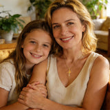 10K 14K 18K Yellow Gold 12 Month Birthstone Rose Flower Pendant Necklace Engraved with I Love You Forever