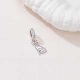 Sterling Silver Cubic Zirconia Yorkshire Boston Terrier Chihuahua Dachshund  Bead Charms