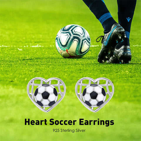 Sterling SilverHockeyBasketball Softball Football Volleyball Pickleball Soccer Baseball Tennis Stud Sport Earrings