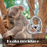 Sterling Silver Koala Raccoon Fox Otter Pendant   Necklace