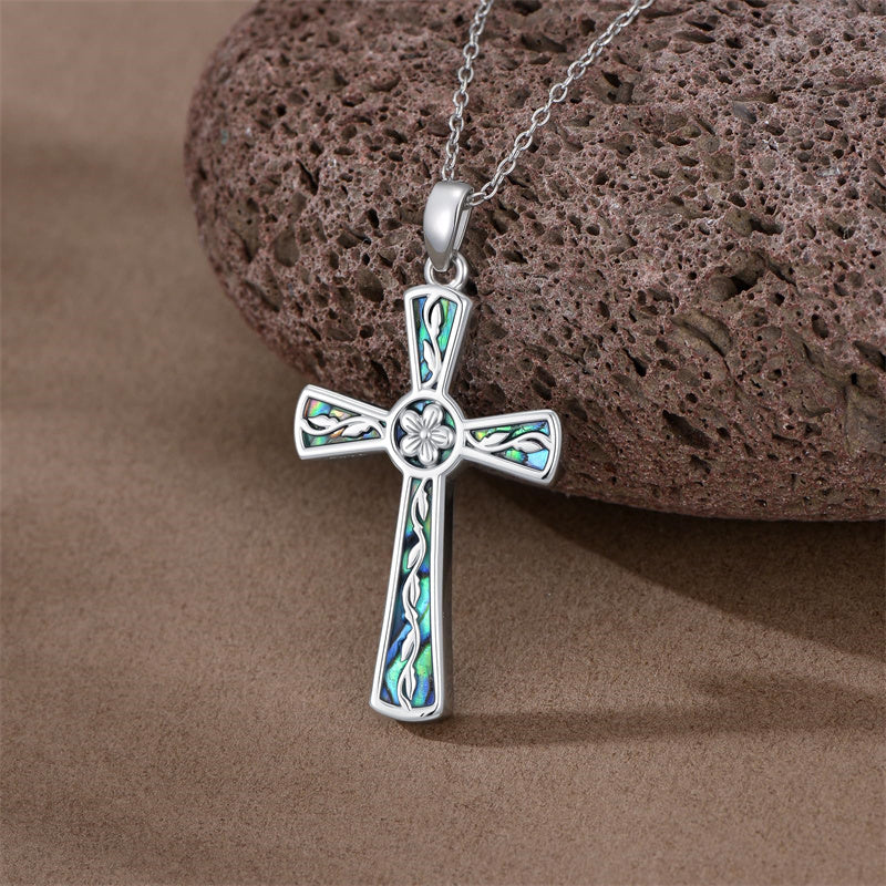 Sterling Silver Abalone Shell Dragonfly Plumeria Rose Sunflower Pendant Necklace