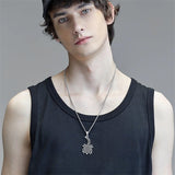 Sterling Silver  Eagle Elephant Fox Octopus Trident  Pig Raven Scorpion Pendant Necklace
