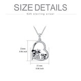 Sterling Silver Koala Raccoon Fox Otter Pendant   Necklace