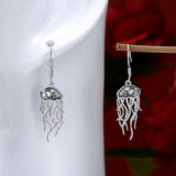 925  SilverJellyfish Moss Agate  Earrings Hypoallergenic Jewelry Gifts for Girls Teen Daughter Sister Friend Birthday Gifts