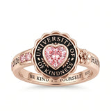 Sterling Silver Birthstone Graduation Class Ring for Women