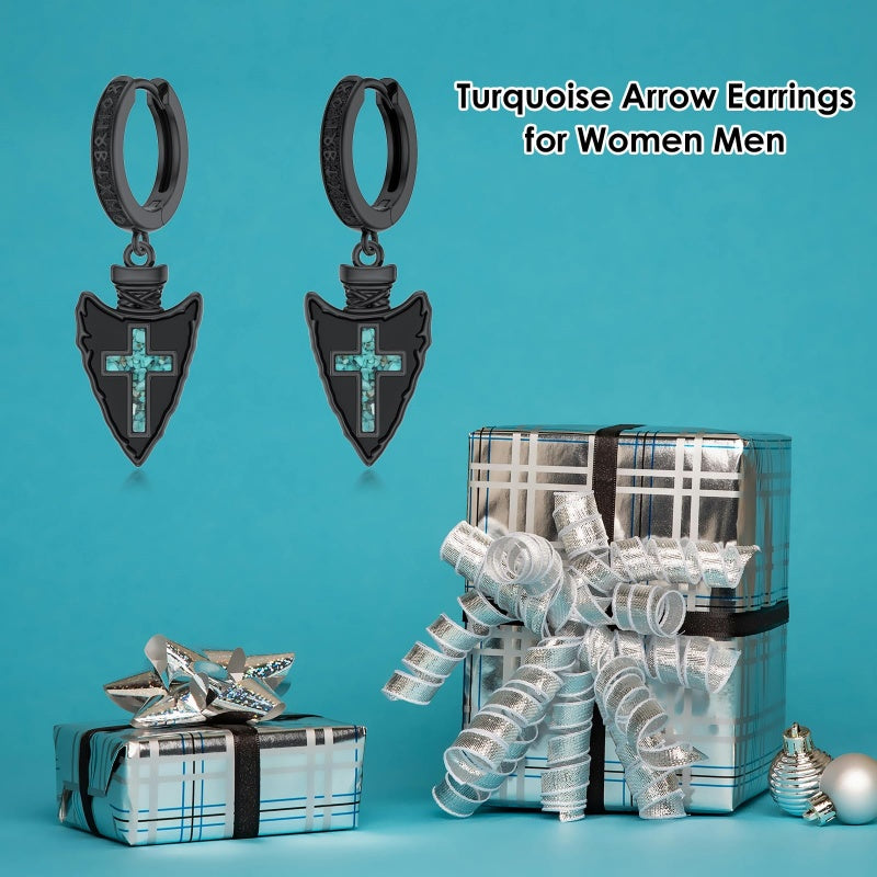 Sterling Silver Feather Arrow  Skull Spider Bat Scorpion Hoop Earrings Halloween Christmas Gift
