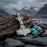 Sterling Silver Peace Sign Coexist Peace Symbol Pirate Tree of Life Thor's Hammer Wolf Raven Viking Series Necklace