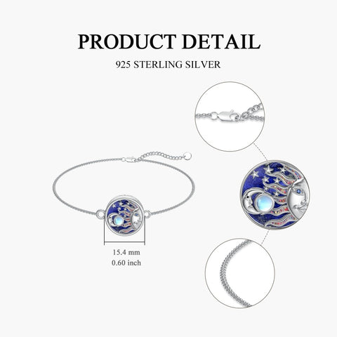 Sterling Silver Heart Urn Bracelet for Ashes Memorial Keepsake Jewelry Gifts for Women