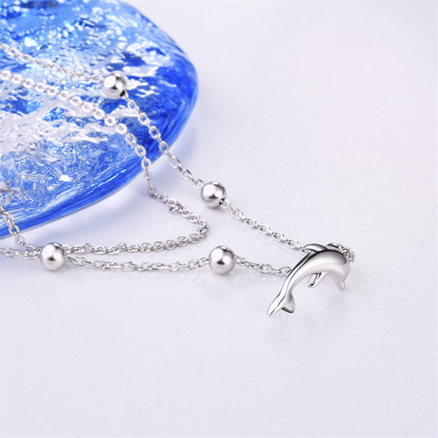 Sterling Silver Multi-layered Animal Anklet