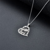 Sterling Silver Heart 12 Constellations Pendant Necklace