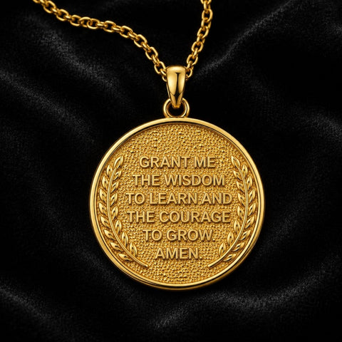 Patron Saint Medal Gold Plated Catholic Pendant Christian Religious Necklace Amulet Jewelry
