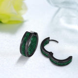 14K Gold Plated Cross Ankh Hoop Earrings
