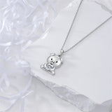 Sterling Silver 12 Month Birthstones Pig Pendant Necklace