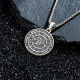 Sterling Silver Gothic Skull Memento Mori Pendant Necklace