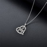 Sterling Silver Heart 12 Constellations Pendant Necklace