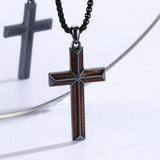 14K Gold Plated Cross Pendant Necklace Protection Jewelry Religious Gift