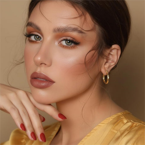 14K Gold Plated Trendy Elegant  Earring for Women